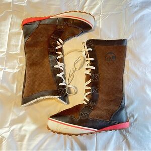 Sorel Mackenzie Lace Up Tall Boots